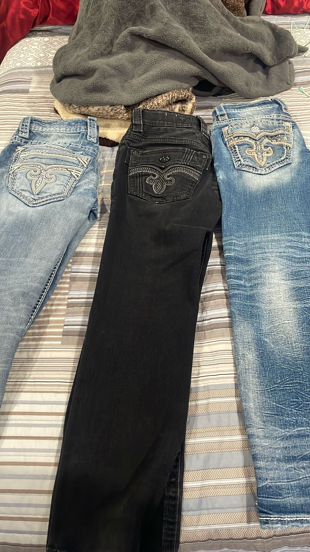 3 Rock Revival Jeans Negotiable