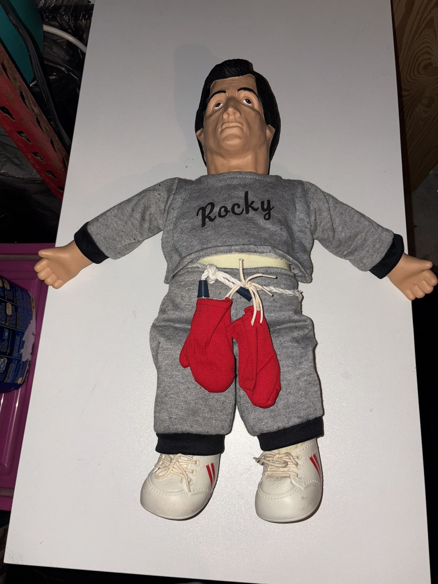 Vintage 80’s Rocky Balboa Plush Doll . New Never Used ( No Package)