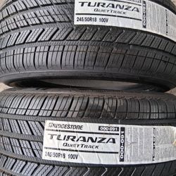 2 new tires 245/50r18 Bridgestone turanza 🤑free Installation and balance ‼️ 