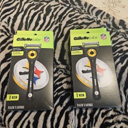 Brand New Pittsburgh Steelers Gillette Razors