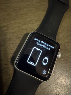 Apple Watch 3 38mm silver/black