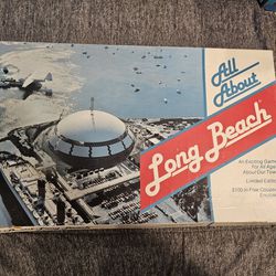 1983 All About Long Beach Board Game