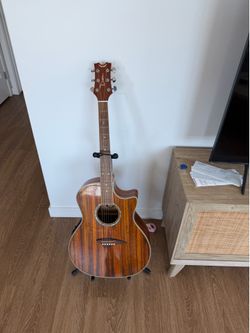 Acoustic guitar Dean exotica KOA