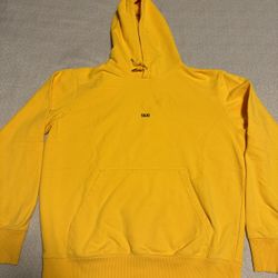 Helmut Lang Size Medium Limited NYC Collection Yellow Taxi Print Terry Hoodie