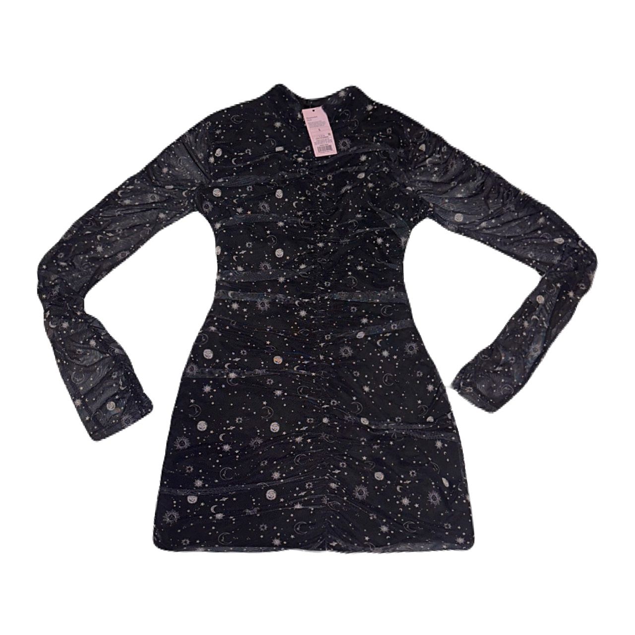 Black & White Starry Night Mini Dress