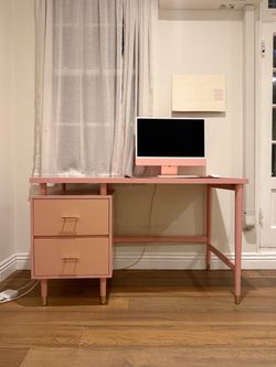 Pink & Gold Desk