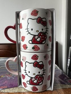 Hello kitty Strawberry 2 Set Mugs