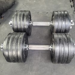 52.5lbs . Dumbells Weights 