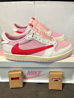 Nike Jordan 1 Low Travis Tropical Pink Men’s Shoe Size 10.5