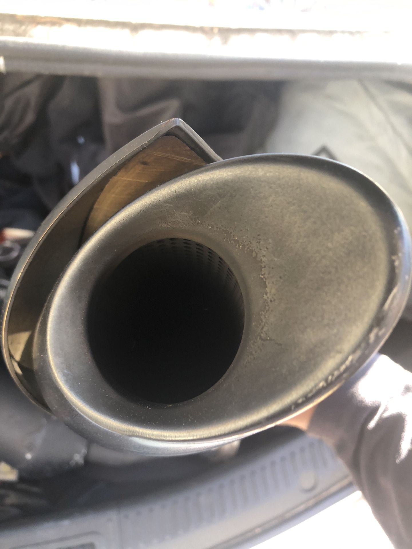 *PRICE DROP*06 Yamaha stock exhaust WITHOUT baffles. Has a nice little deep tone to them.