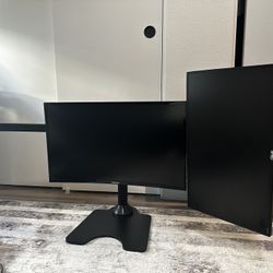 SAMSUNG 27" CF39 1080p Curved Monitor, Slim,  4ms response, VESA Compatible, ASUS 23.6" FHD LCD Monitor 1ms (GTG) 1920 x 1080 D-Sub, HDMI VN247H-P