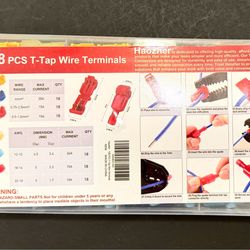 🔧 108pcs T-Tap Wire Terminal Connector Kit – NEW