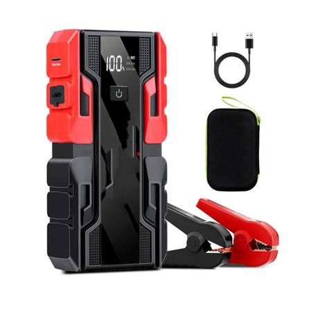 new 3000A Car Jump Starter Battery Pack (up to 9.0L Gas and 7.0L Diesel Engine), 12V Car Battery Charger, Jump Box with USB 3.0/Power Bank  About this