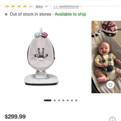 4moms mamaRoo Multi-Motion Baby Swing Smart Connectivity