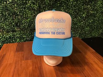 Throwbacks Northwest 15th Anniversary Trucker Hat - White/Light Blue - OS