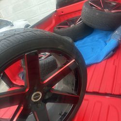 24 Strada Rims 6 Lug Chevy Or GMC 