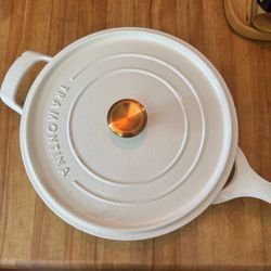 12” enameled cast iron pan