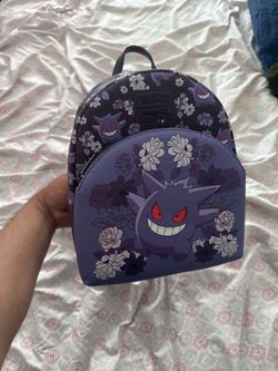 Loungefly Pokemon Gengar Floral Mini Backpack