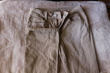 Tan Khaki boot cut pants