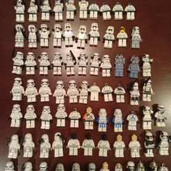Lego Star Wars Minifigures Lot Clone Trooper, Hoth Snowtrooper, Phase 1, Gunner More Price Is Offer Up ! 