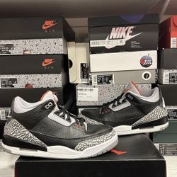 Nike Air Jordan Retro 3 Black Cement 2018 Size 11