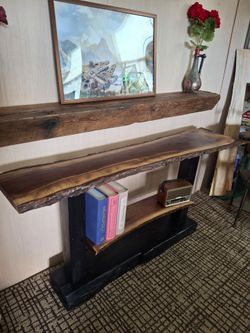 BLACK WALNUT CONSOLE TABLE
