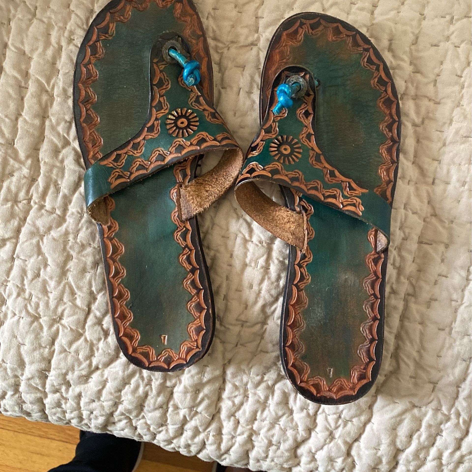 Boho-chic Sandals Size 7