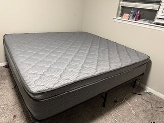 King size mattress and frame