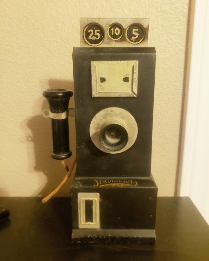 Vintage Metal Phone Bank