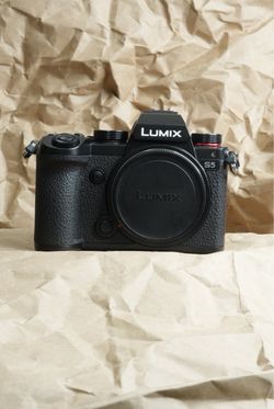 Panasonic S5, with a 20-60mm, 50mm, and an 85mm lens