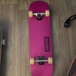 Skate Bored Purple Custom Purple Globe Deck 