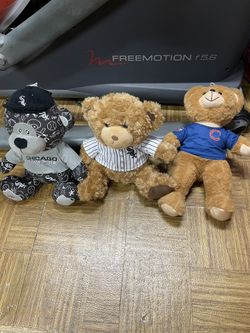 Chicago Cubs And Chicago White Sox Baseball Teddy Bears