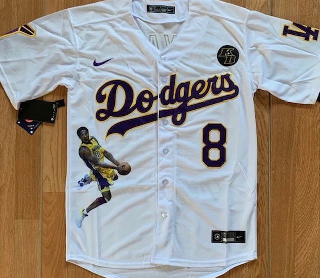 Kobe Bryant Dodgers Lakers baseball jersey. New men size s m l x xx xxx for  Sale in Whittier, CA - OfferUp