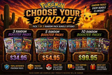 Pokémon Random Booster Pack Bundle