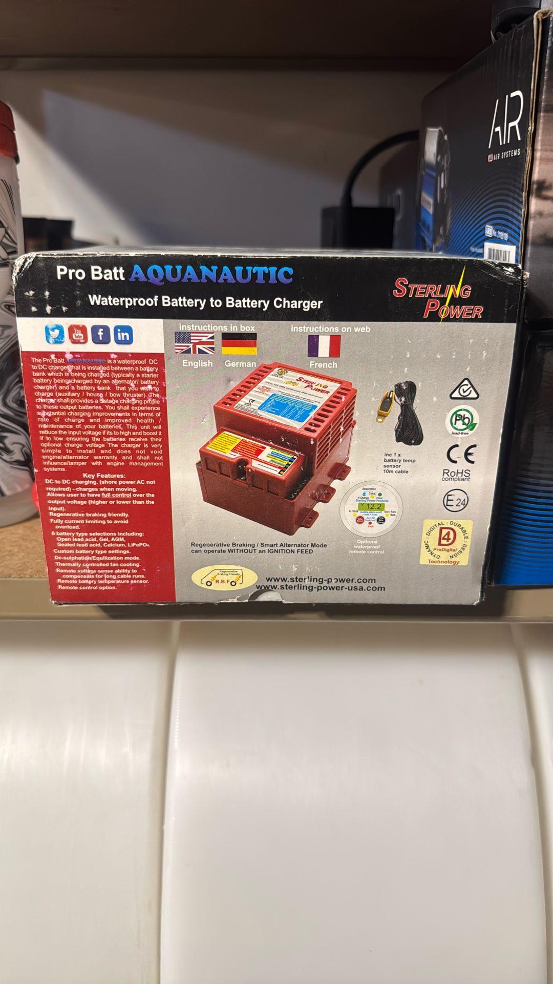 Waterproof Battery To Battery Charger (new)