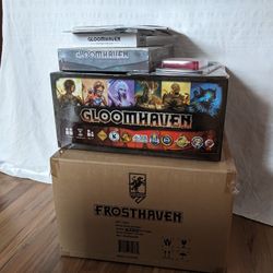 Frosthaven + Gloomhaven Board Games + Extras- $375 OBO