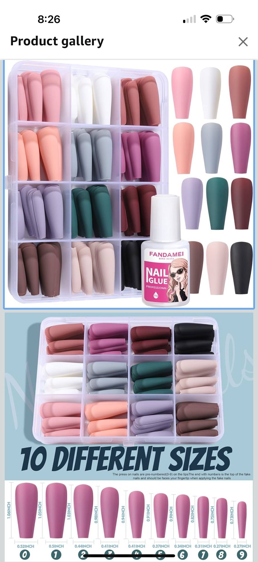 Long Press On Matt Nails