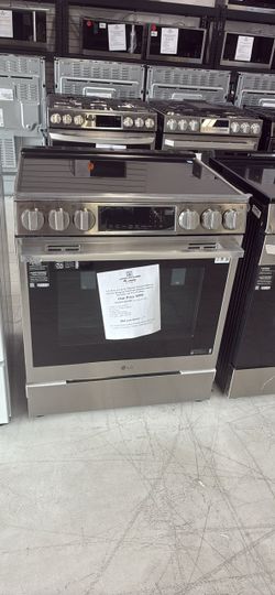 Labor Day Sale/ Up To 50% OFF  30" 6.3 cu. ft. Smart Electric Range with Instaview and Air Fry