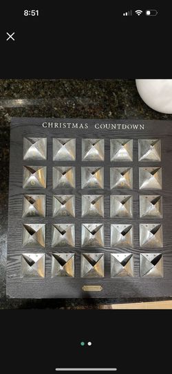 Christmas Countdown/ Calendar/ Christmas Decor