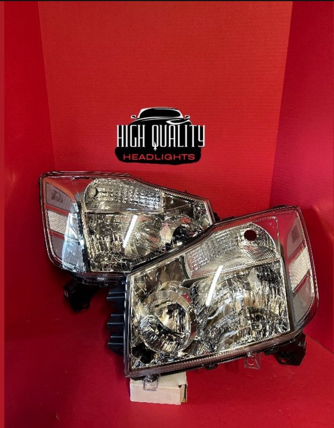 Nissan Titan 2004. 2015 headlights.