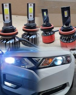 9012 HIR2 6K LED Light Bulbs for Ford Taurus Edge Toyota RAV4 Yaris Chevy Equinox Cruze Jeep Compass GMC Sierra Hyundai Tucson Volt   