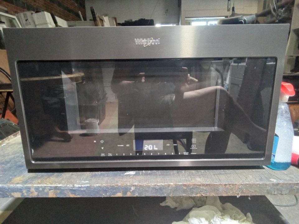  Microwave made By Whirlpool, Stainless Steel 