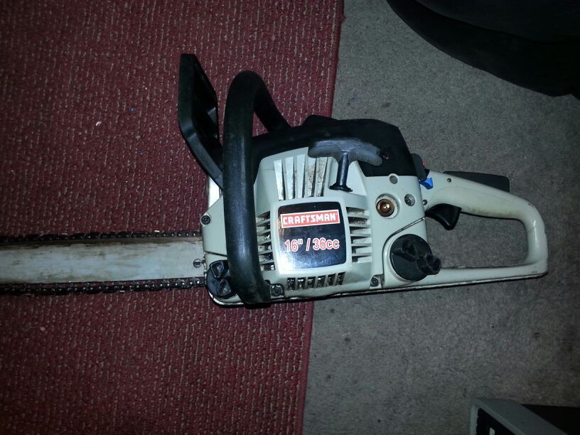 Craftsman 36cc Pull-Lite Extreme Chainsaw with E-Z Adjust Bar