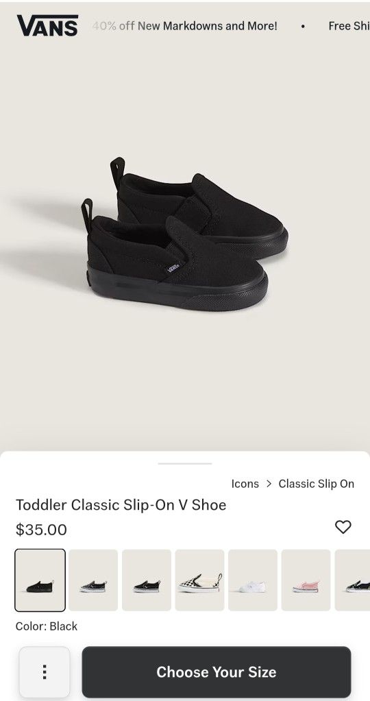 BRAND NEW Black Vans