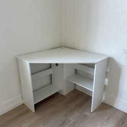 White Corner Desk 