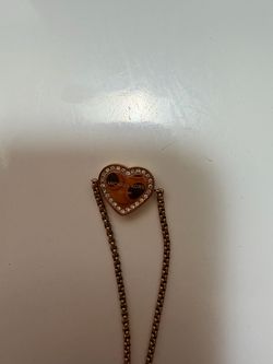 Michael Kors Gold Heart Pendant bracelet