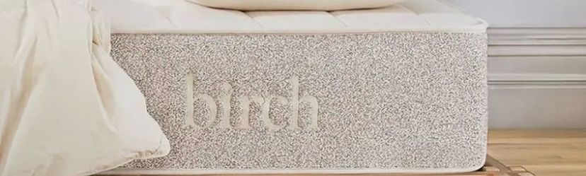 birch twin mattress organic textile