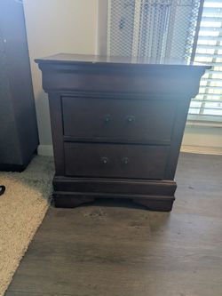 Brown side table