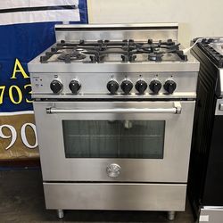 BERTAZZONI 30”WIDE ALL GAS RANGE STOVE