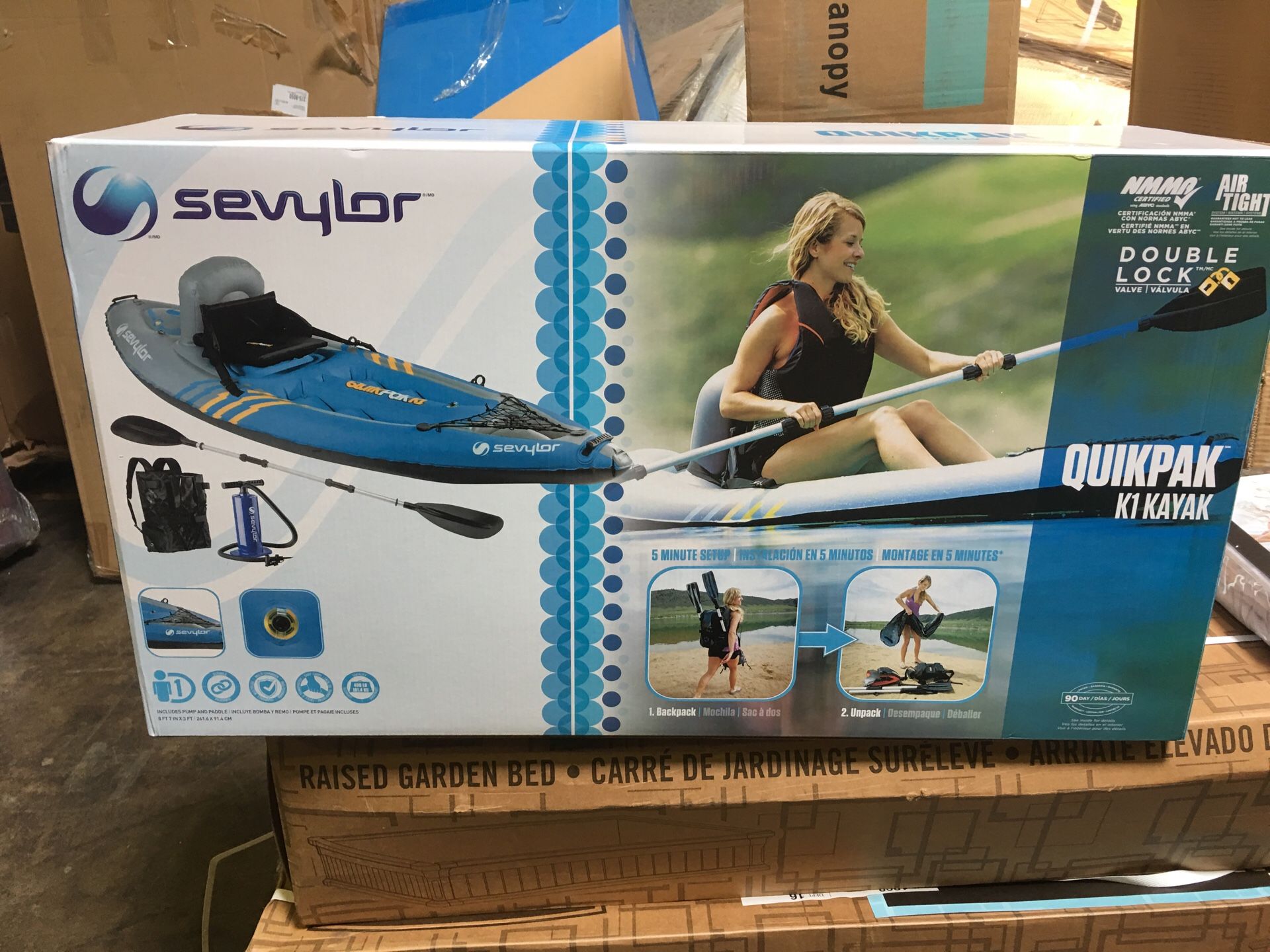 Sevylor Quikpak K1 One Person inflatable Kayak